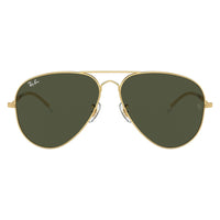 Ray-Ban RB3825 Gold Green Old Aviator Sunglasses