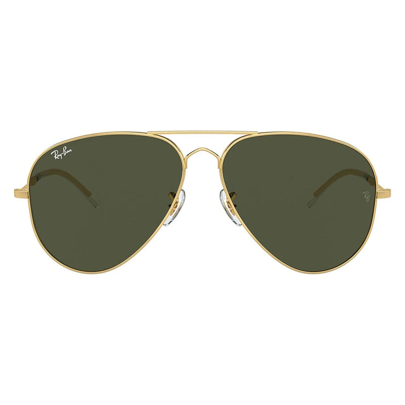 Ray-Ban RB3825 Gold Green Old Aviator Sunglasses