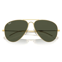 Ray-Ban RB3825 Gold Green Old Aviator Sunglasses