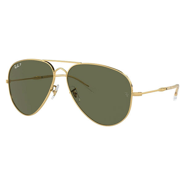 Ray-Ban RB3825 Gold Green Old Aviator Polarised Sunglasses