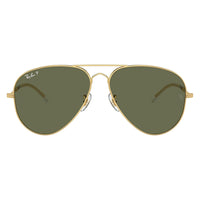 Ray-Ban RB3825 Gold Green Old Aviator Polarised Sunglasses