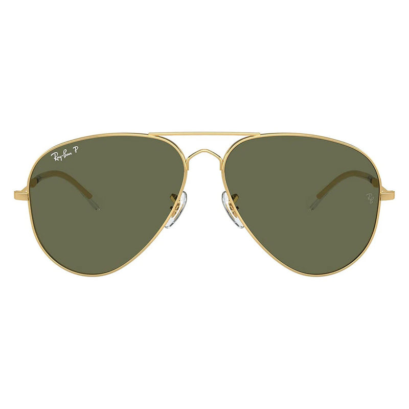 Ray-Ban RB3825 Gold Green Old Aviator Polarised Sunglasses