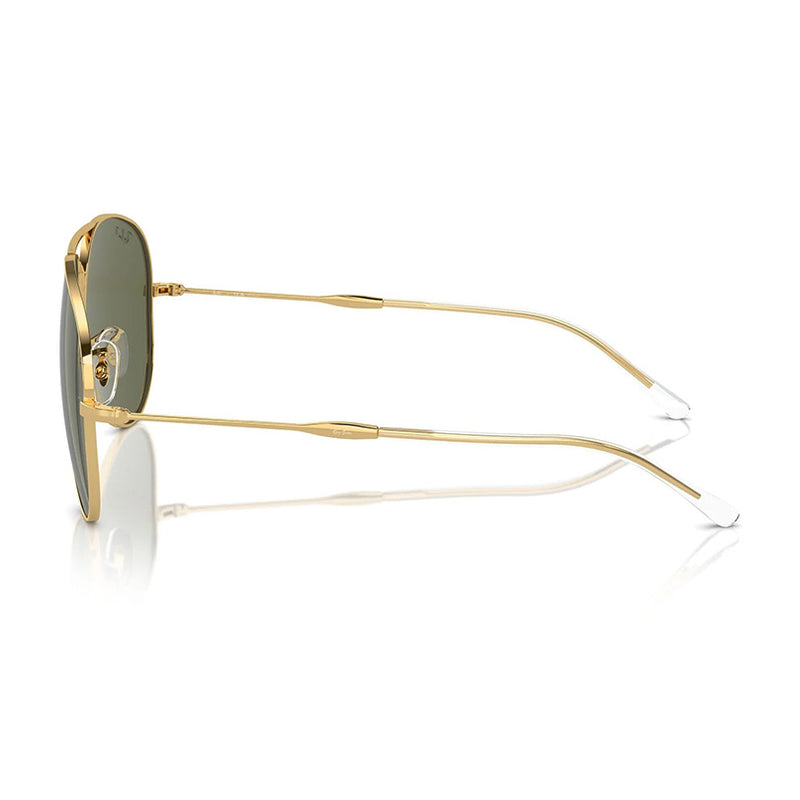 Ray-Ban RB3825 Gold Green Old Aviator Polarised Sunglasses