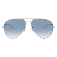 Ray-Ban RB3825 Silver Blue Gradient Old Aviator Polarised Sunglasses