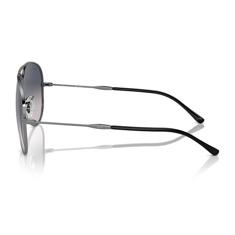Ray-Ban RB3825 Grey Blue Gradient Old Aviator Polarised Sunglasses