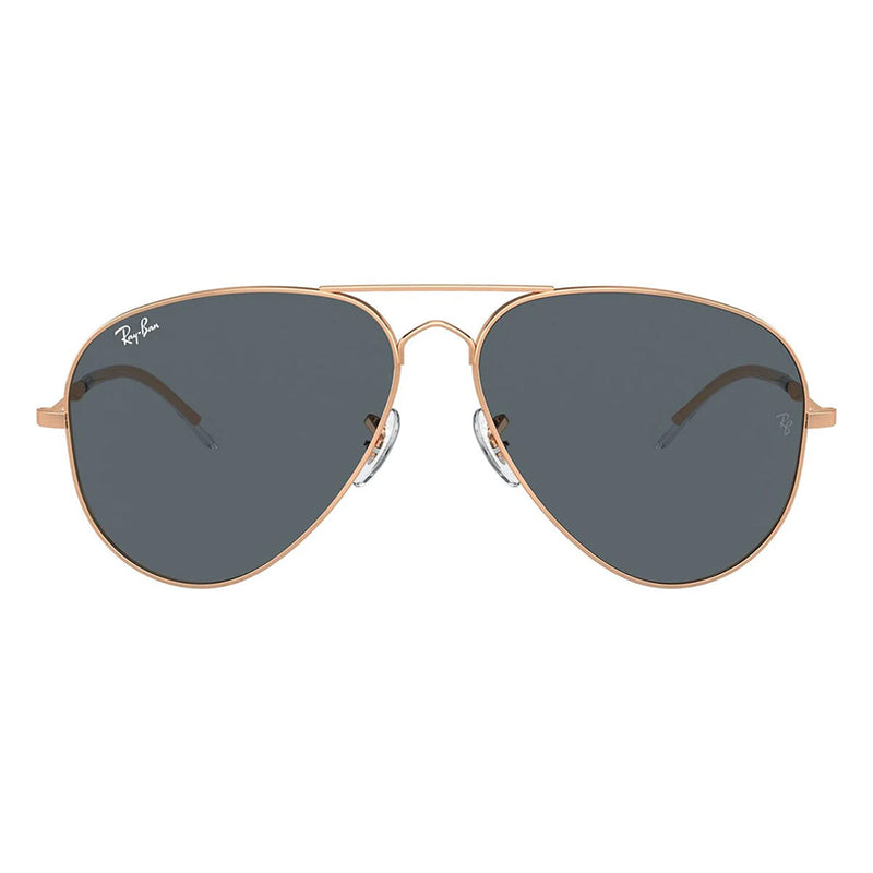 Ray-Ban RB3825 Rose Gold Grey Old Aviator Sunglasses