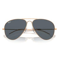 Ray-Ban RB3825 Rose Gold Grey Old Aviator Sunglasses
