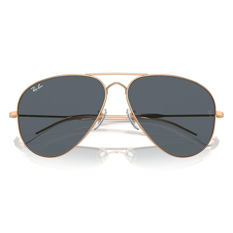Ray-Ban RB3825 Rose Gold Grey Old Aviator Sunglasses