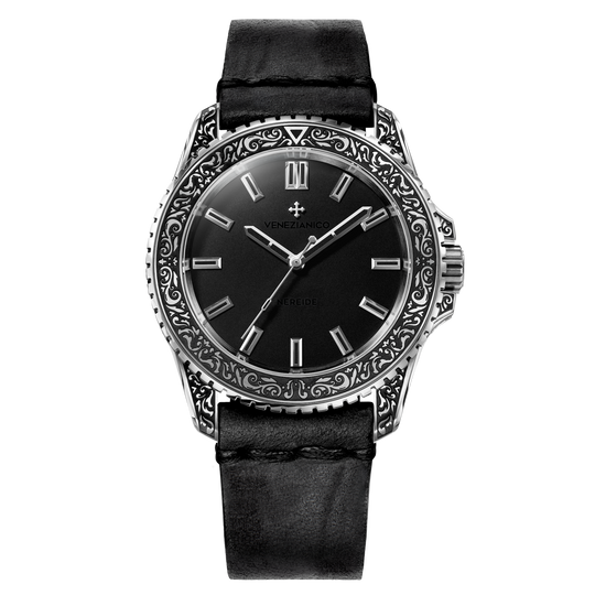 Venezianico Nereide Acquaforte Men’s Automatic Engraved Diver Watch 3921520