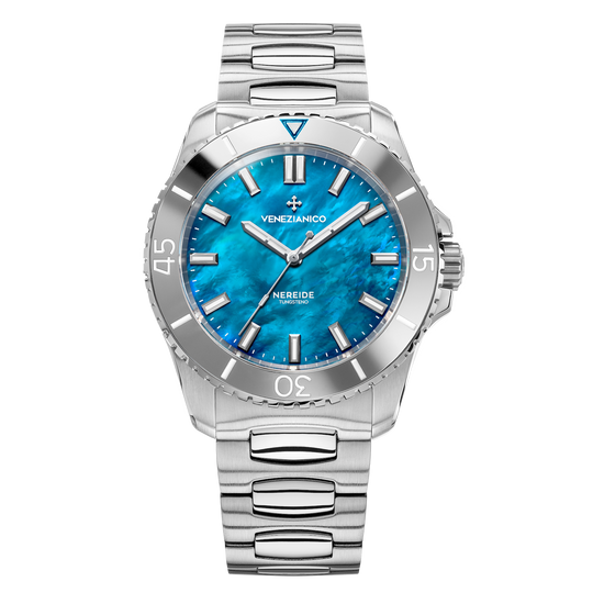 Venezianico Nereide Tungsteno 42 Men's Blue Automatic Watch 3921541C