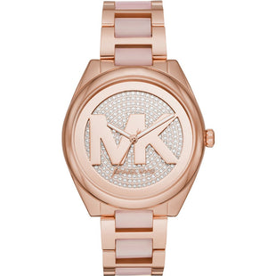 Michael Kors Ladies Watch Janelle 42mm Rose Gold