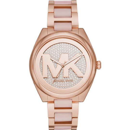 Michael Kors Ladies Watch Janelle 42mm Rose Gold MK7089