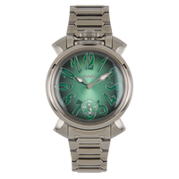 GaGà Milano Watch Manuale Forty-Four 44mm Gun Green