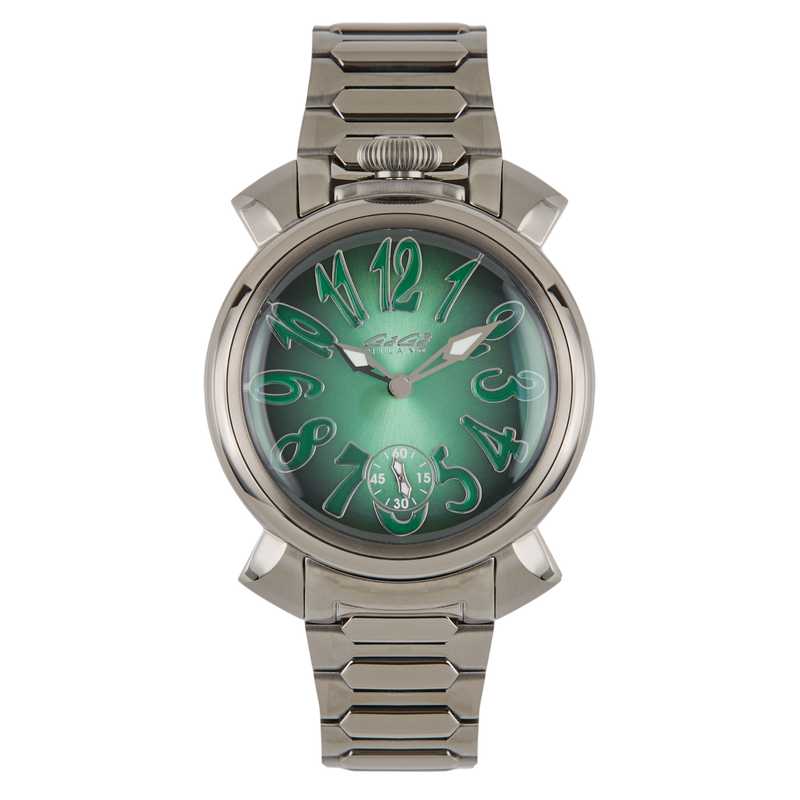 GaGà Milano Watch Manuale Forty-Four 44mm Gun Green