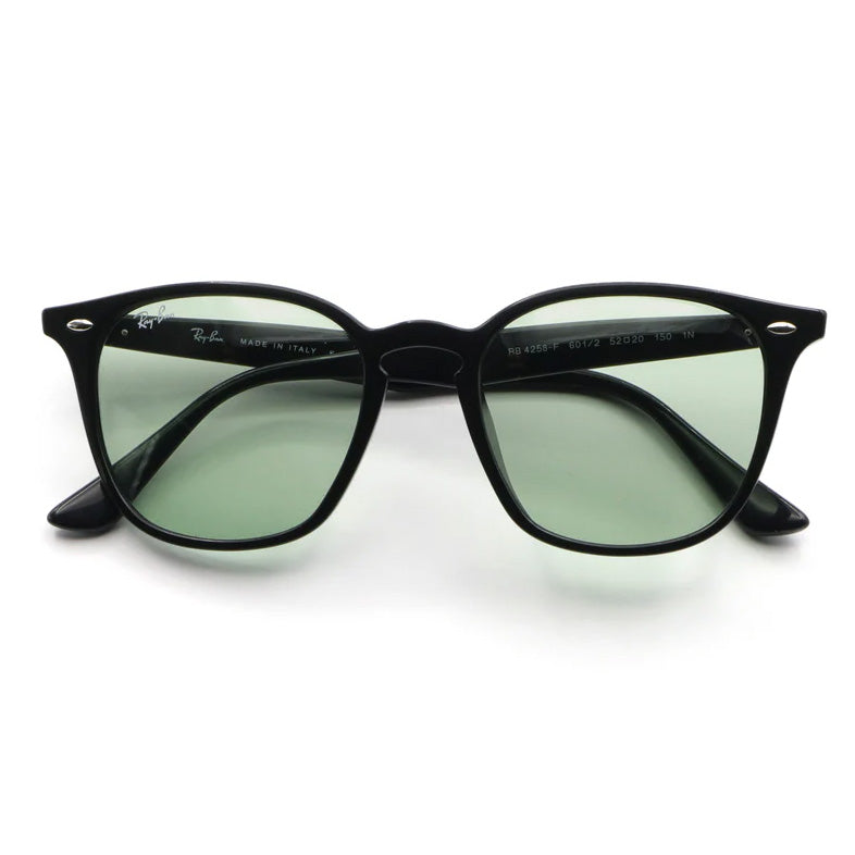 Ray-Ban RB4258F Black Green Square Sunglasses