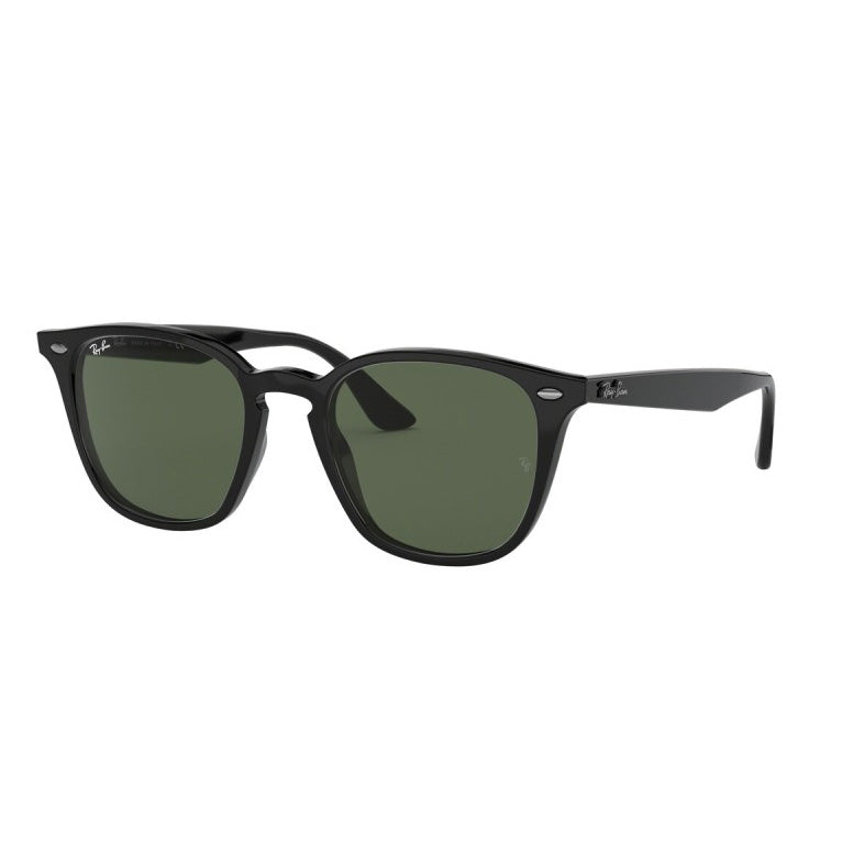 Ray-Ban RB4258F Black Green Square Sunglasses