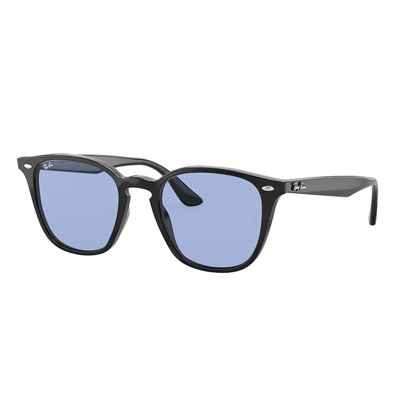 Ray-Ban RB4258F Black Blue Square Sunglasses