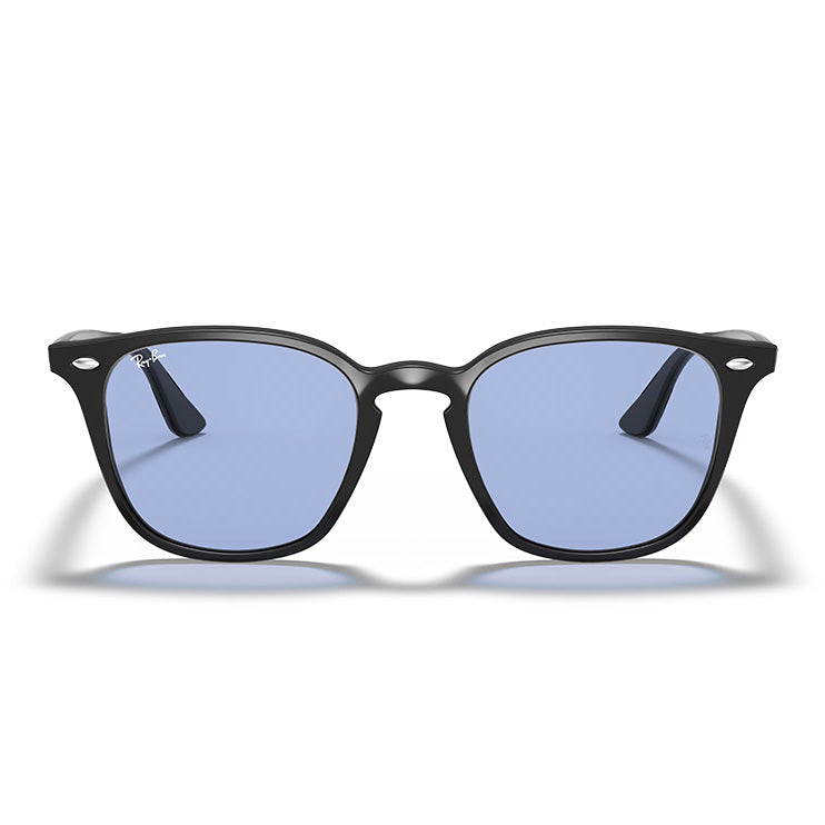 Ray-Ban RB4258F Black Blue Square Sunglasses