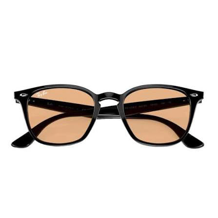 Ray-Ban RB4258F Black Brown Square Sunglasses