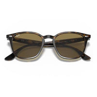 Ray-Ban RB4258F Havana Brown Square Sunglasses