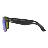 Ray-Ban RB4264 Chromance Polarised Black Blue Mirror Sunglasses