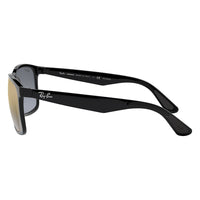 Ray-Ban RB4264 Polarised Black Gold Gradient Mirror Sunglasses