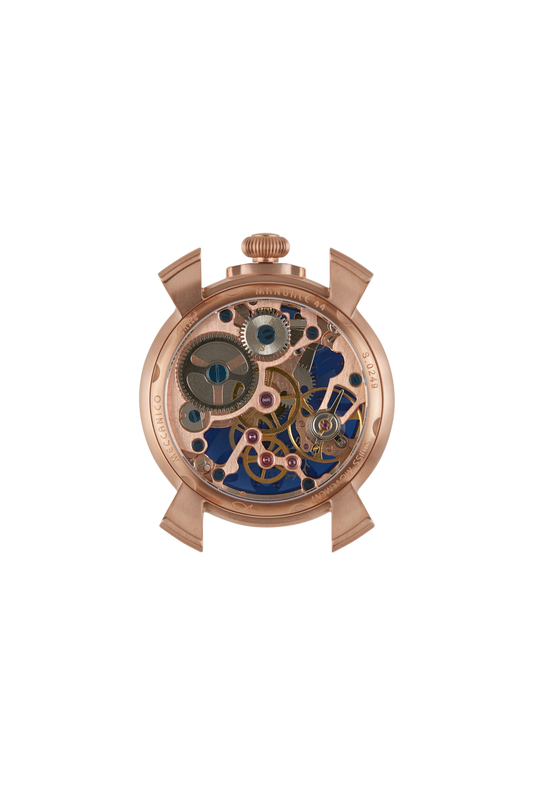 GaGà Milano Watch Manuale Forty-Four 44mm Skeleton Rose Gold