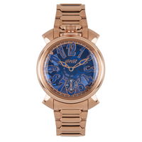 GaGà Milano Watch Manuale Forty-Four 44mm Skeleton Rose Gold