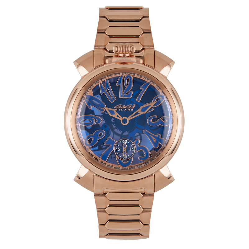 GaGà Milano Watch Manuale Forty-Four 44mm Skeleton Rose Gold