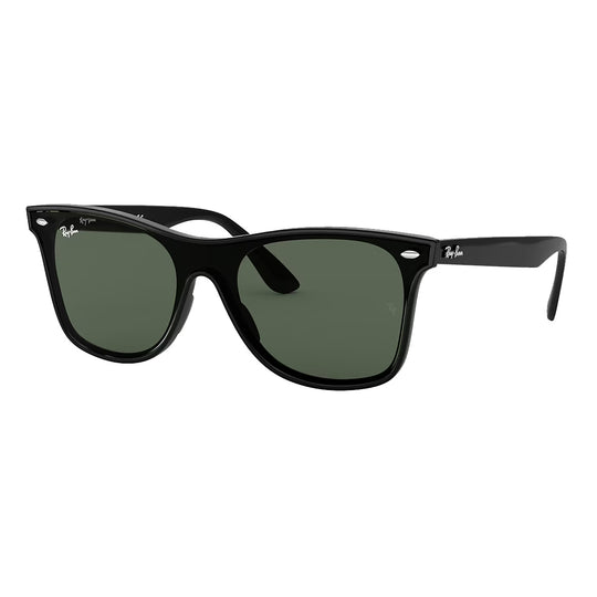 Ray-Ban Blaze Wayfarer RB4440NF Black Green Sunglasses