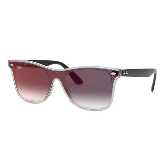 Ray-Ban Blaze Wayfarer RB4440NF Grey Red Mirror Sunglasses