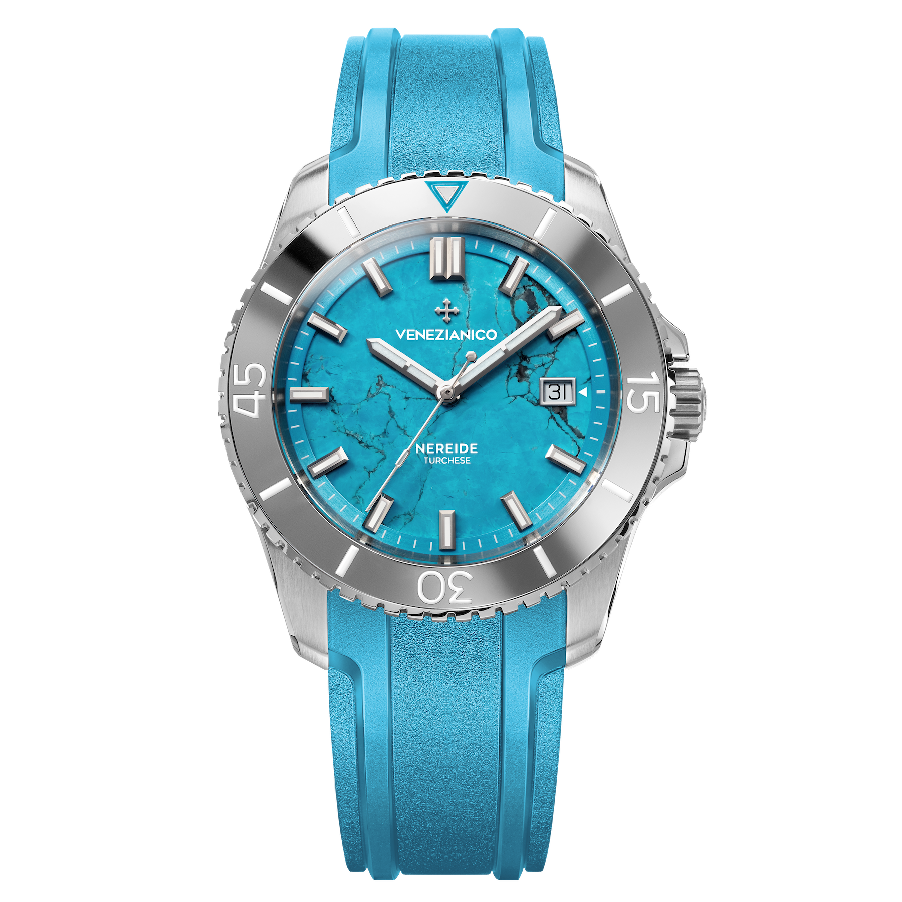 Venezianico Nereide Turchese Automatic Dive Watch 42mm | WatchPilot