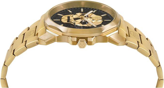 Philipp Plein Watch The Skull King Black Gold PWLAA0822