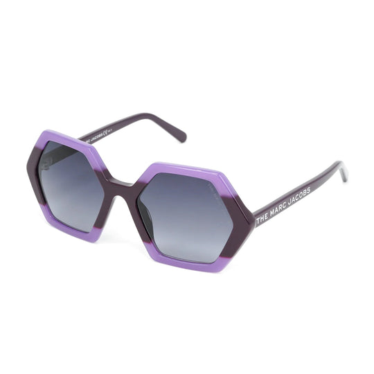 Marc Jacobs Women's Sunglasses Oversized Hexagonal Purple MARC 521/S RY8