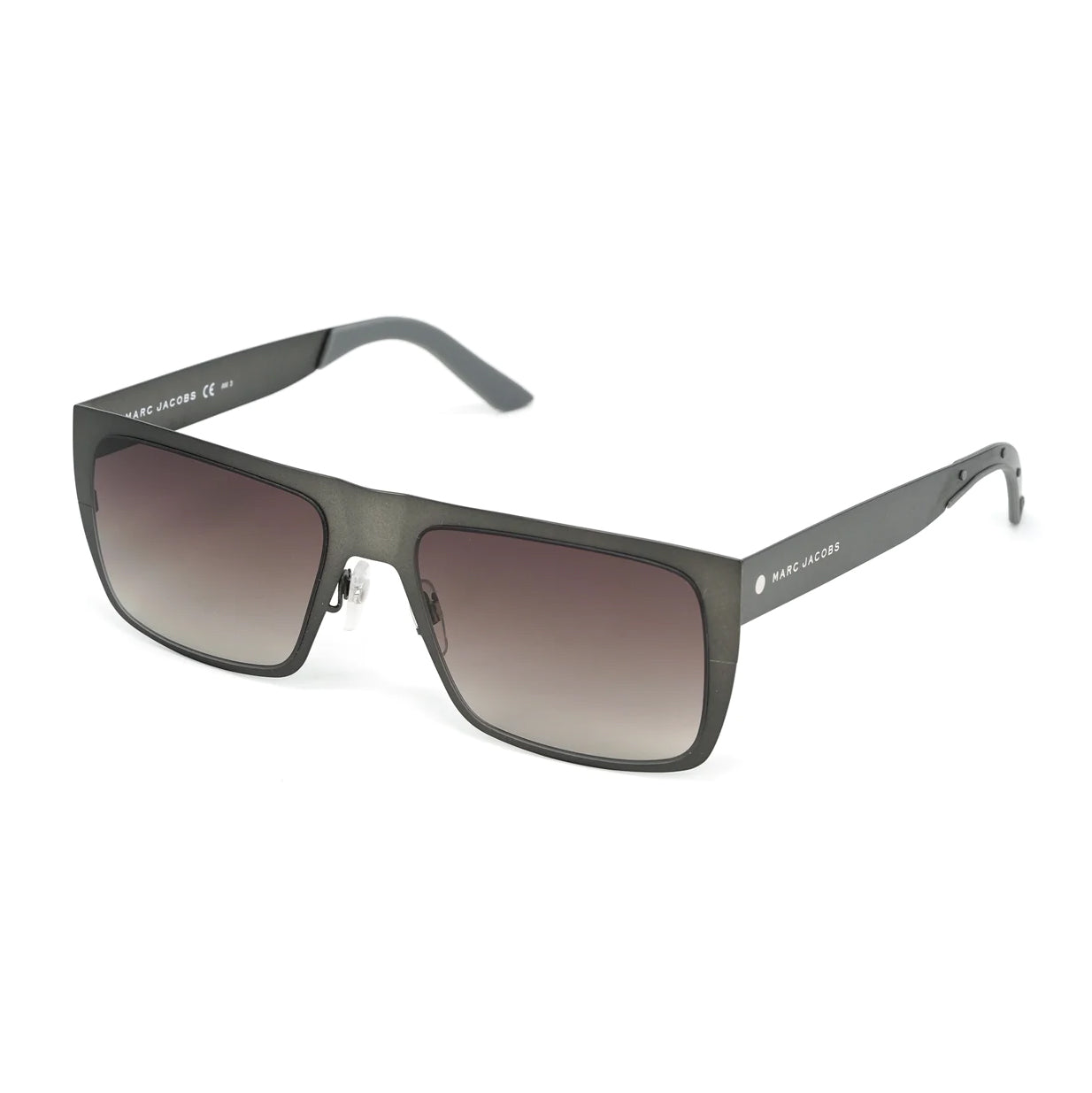 Heaven by Marc Jacobs Brown Gray Thick Rectangular Frame Tinted Sunglasses Marc Jacobs Men main image 4