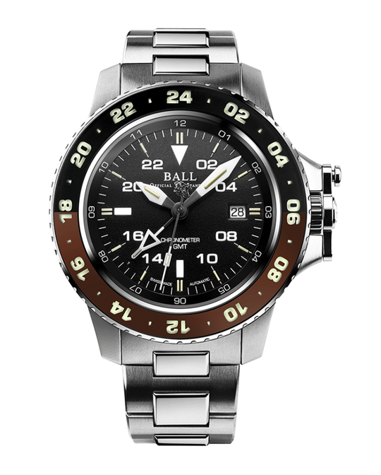 Ball Men's Watch Engineer Hydrocarbon AeroGMT II Black DG2018C-S12C-BK