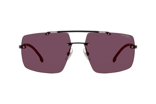 Carrera Men's Sunglasses Rimless Browline Red Mirror 8034/SE 003