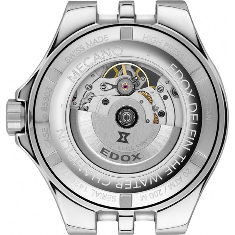 Edox Delfin Mecano Men s Blue Watch 85303 357BUCAB BUIRB