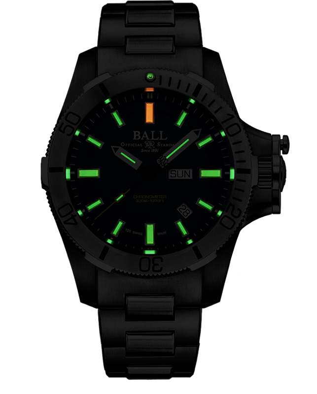 Ball Men's Watch Submarine Warfare Limited Edition Blue DM2276A-SCJ-BE