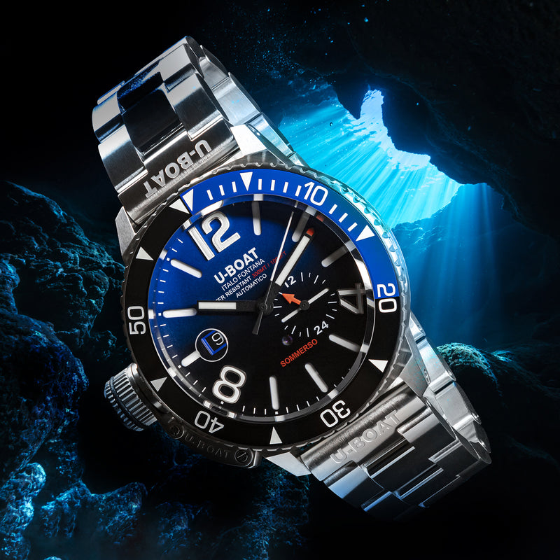 U-Boat Sommerso Ceramic Diver Men’s Blue Watch 9519/MT