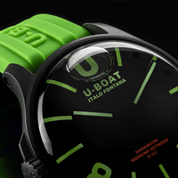 U-Boat Watch Darkmoon 44 Green Curve Black PVD 9534/A