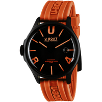 U-Boat Watch Darkmoon 44 Orange Black Curved PVD 9538/A