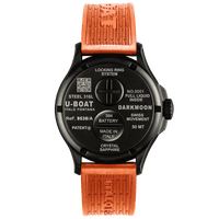 U-Boat Watch Darkmoon 44 Orange Black Curved PVD 9538/A