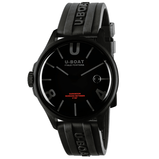 U-Boat Watch Darkmoon 44 Black Curved PVD 9544