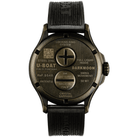 U-Boat Watch Darkmoon 44 Brown Curved Vintage PVD 9548