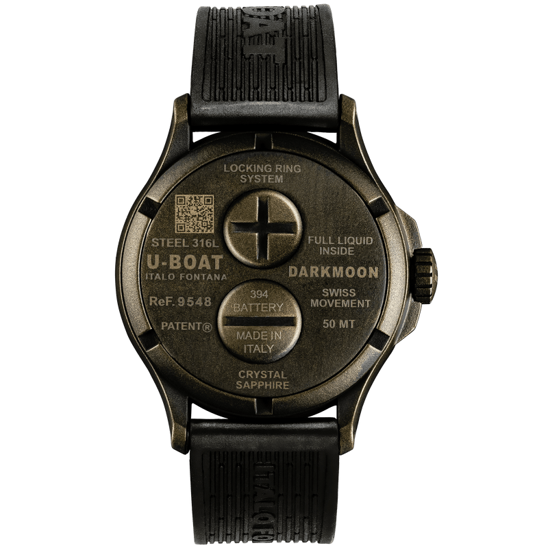 U-Boat Watch Darkmoon 44 Brown Curved Vintage PVD 9548
