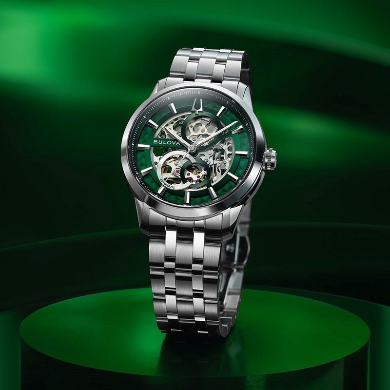 Bulova Sutton Men's Green Automatic Watch