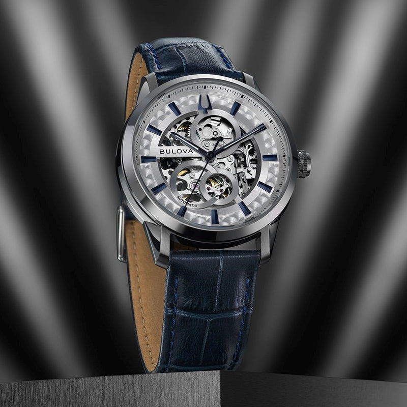 Bulova Sutton Men's Blue Automatic Watch