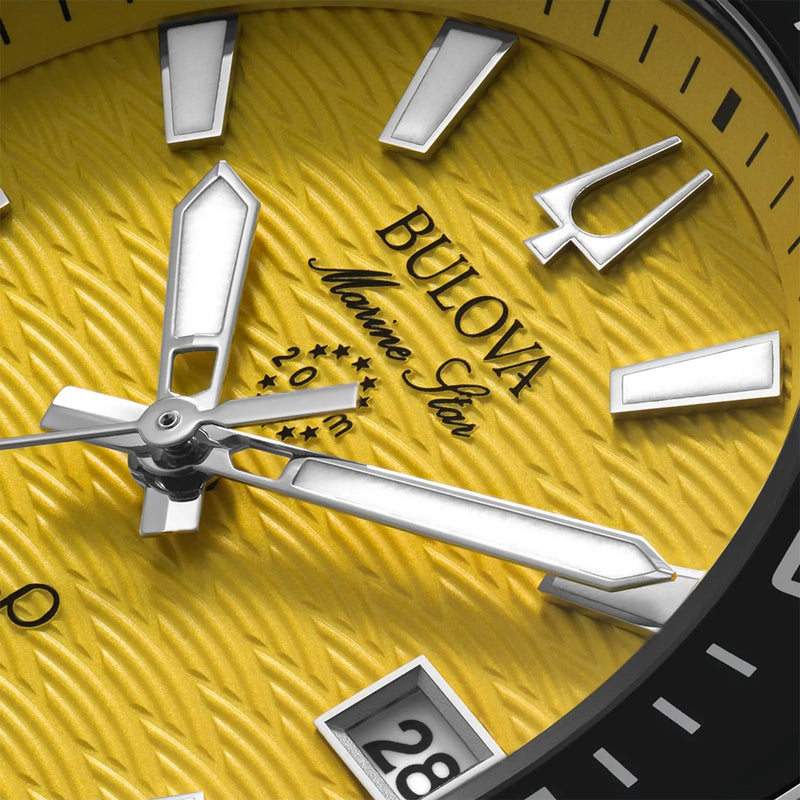 Bulova Marine Star Men's Yellow Quartz Watch
