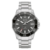 Bulova Marine Star Men's Grey Quartz Watch